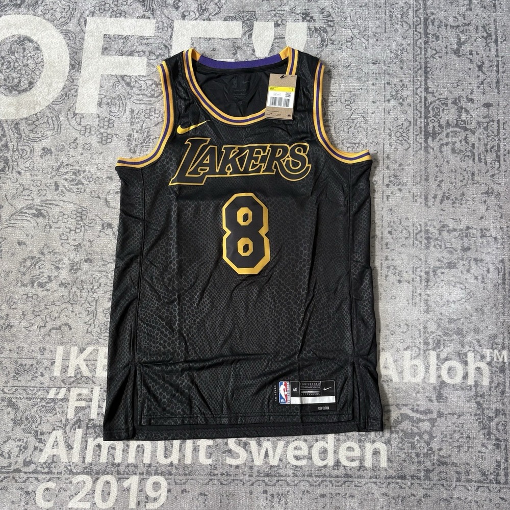 Nike Kobe Bryant Lakers Black Mamba City Edition Jersey 8 24 FN7297-010 Mens S